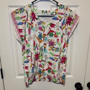 Brooke Wright Multicolor Floral Women's Blouse
